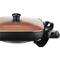 Brentwood 12" Copper Nonstick Electric Skillet with Glass Lid